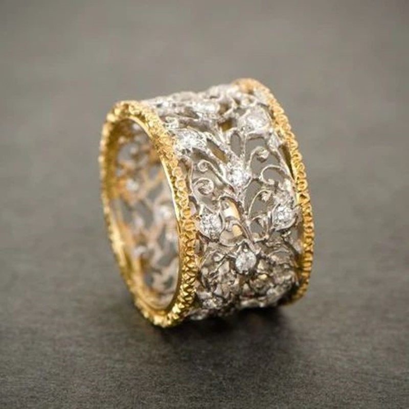 Statement Cocktail Ring - ORZTOON moda kore kişisel altın ve