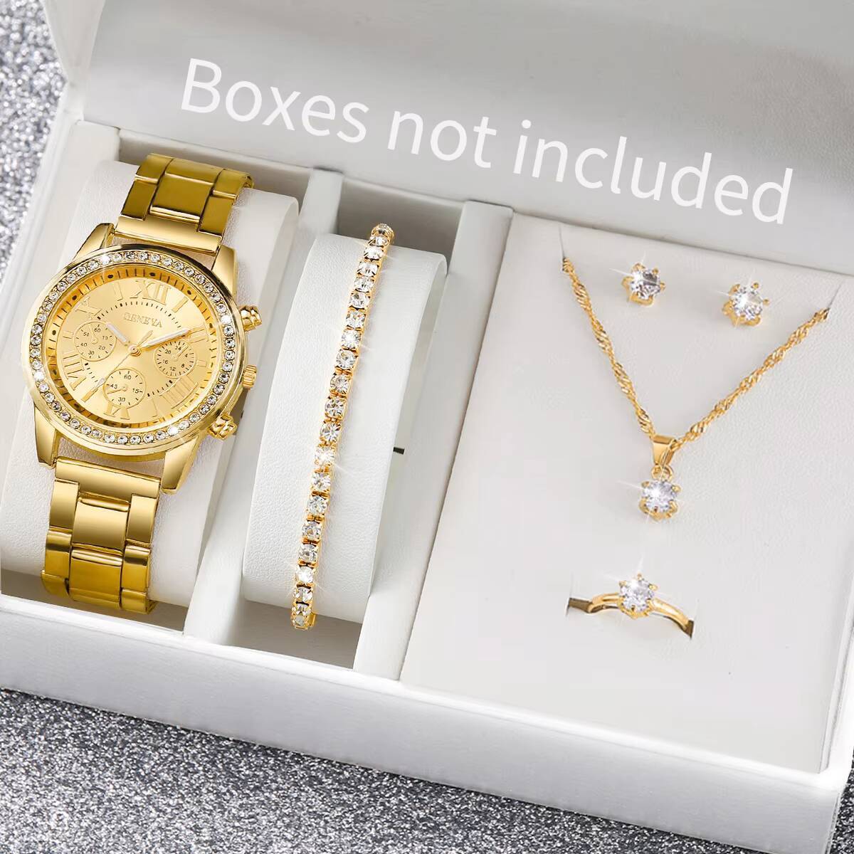 Jewelry Like Watches - 6 adet/takım moda taklidi kadın saatler