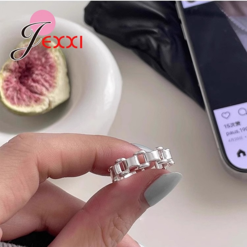 Fine Jewelry Watches Women - Gümüş S925 saat zinciri yüzükler kadın
