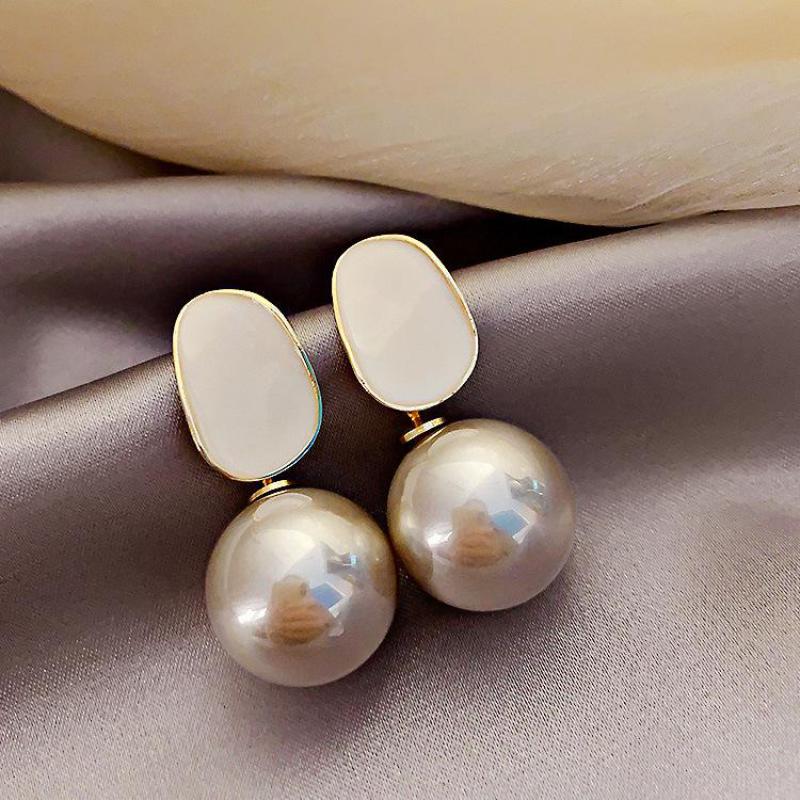 Büyük marka yüksek sınıf asil  - Pearl Stud Earrings incelemesi ve fiyatı