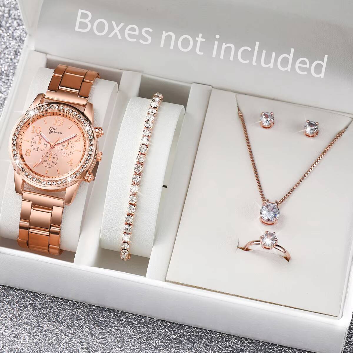 6 adet/takım moda taklidi kadı - Jewelry Like Watches incelemesi ve fiyatı