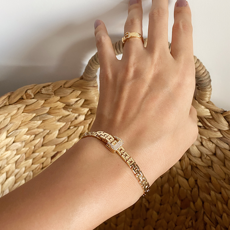 Pirinç 18K altın saat kayışı d - Fine Jewelry Watches Women incelemesi ve fiyatı