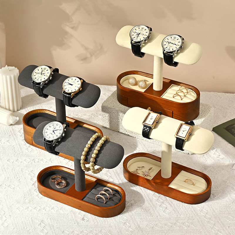 Oirlv katı ahşap saat organiza - Jewelry Bracelet Watches incelemesi ve fiyatı