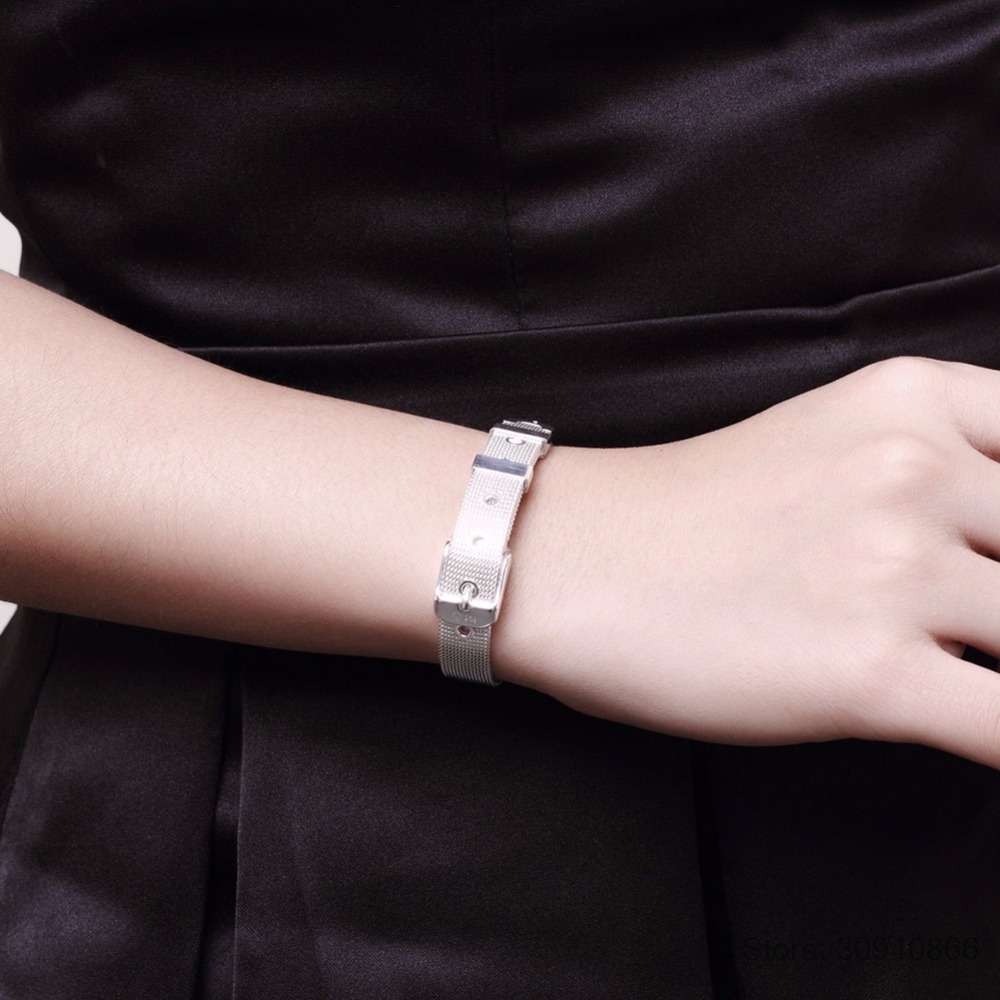Moda kemer tasarım saf 925 aya - Fine Jewelry Watches Women incelemesi ve fiyatı