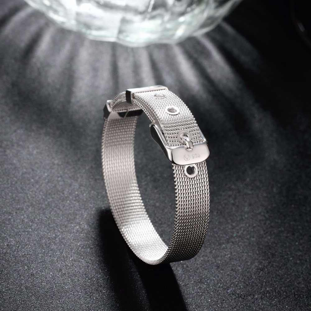 Moda kemer tasarım saf 925 aya - Fine Jewelry Watches Women incelemesi ve fiyatı