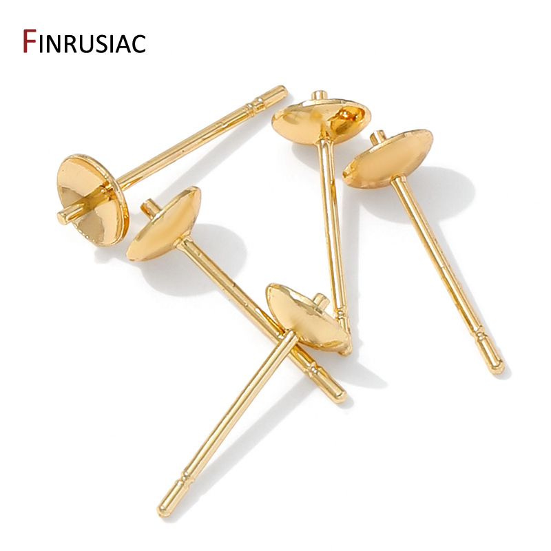 14 Ayar Altın Kaplama Pirinç K - Pearl Stud Earrings incelemesi ve fiyatı