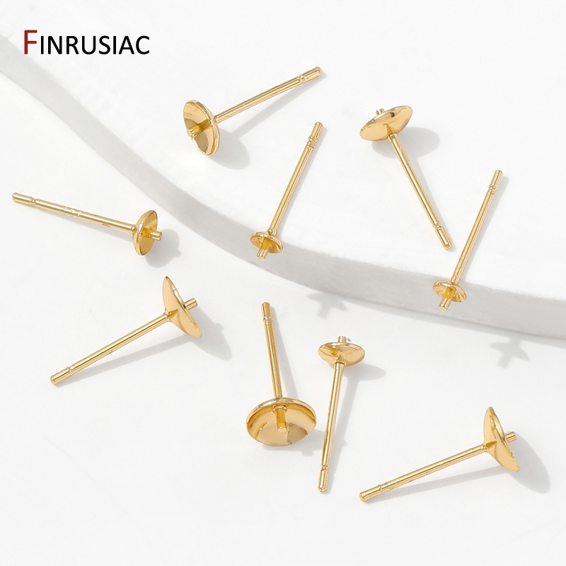 14 Ayar Altın Kaplama Pirinç K - Pearl Stud Earrings incelemesi ve fiyatı