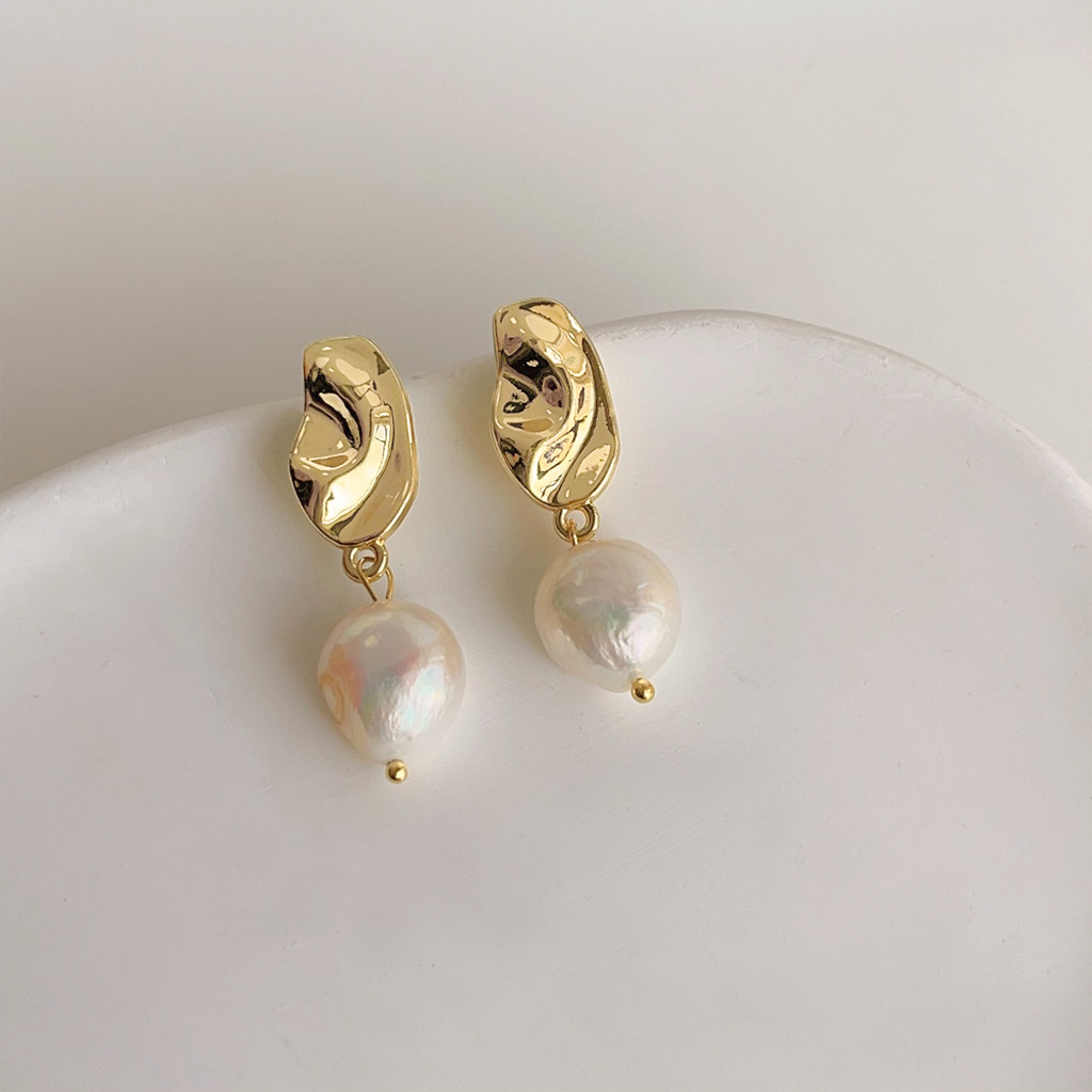 DIY aksesuarları Fransız retro - Pearl Stud Earrings incelemesi ve fiyatı