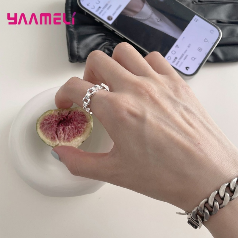 925 Gümüş Saat Zinciri Yüzükle - Fine Jewelry Watches Women incelemesi ve fiyatı