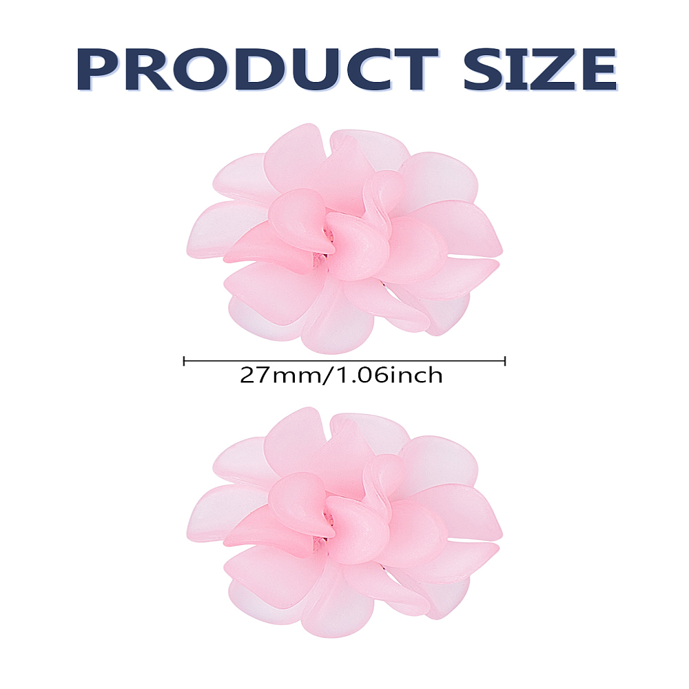 1 Çift Çiçek Akrilik Saplama K - Pearl Stud Earrings incelemesi ve fiyatı
