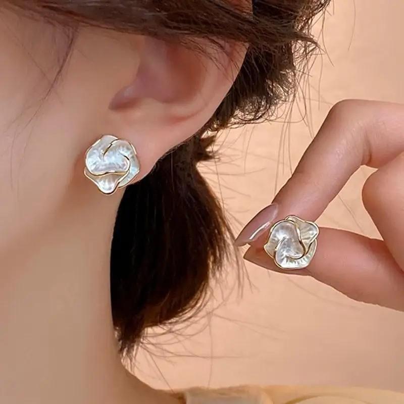 925 gümüş iğne Vintage mor yağ - Pearl Stud Earrings incelemesi ve fiyatı