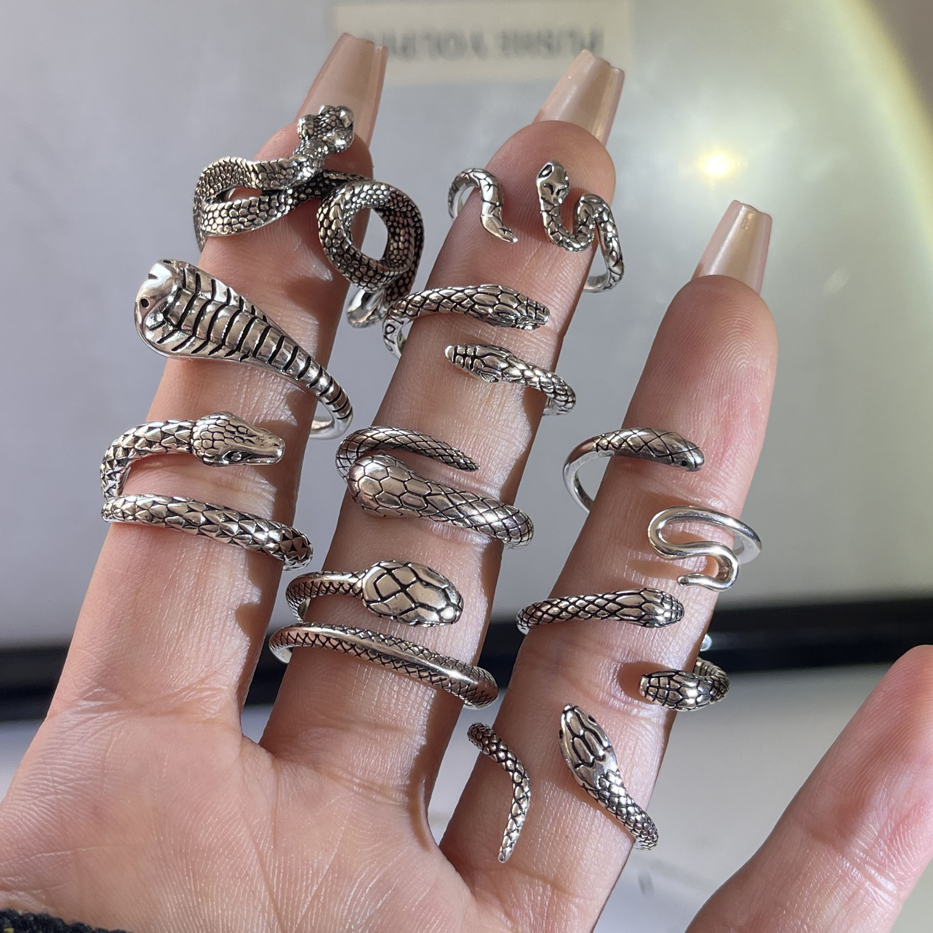 Kadınlar için 925 ayar gümüş y - Statement Cocktail Ring incelemesi ve fiyatı