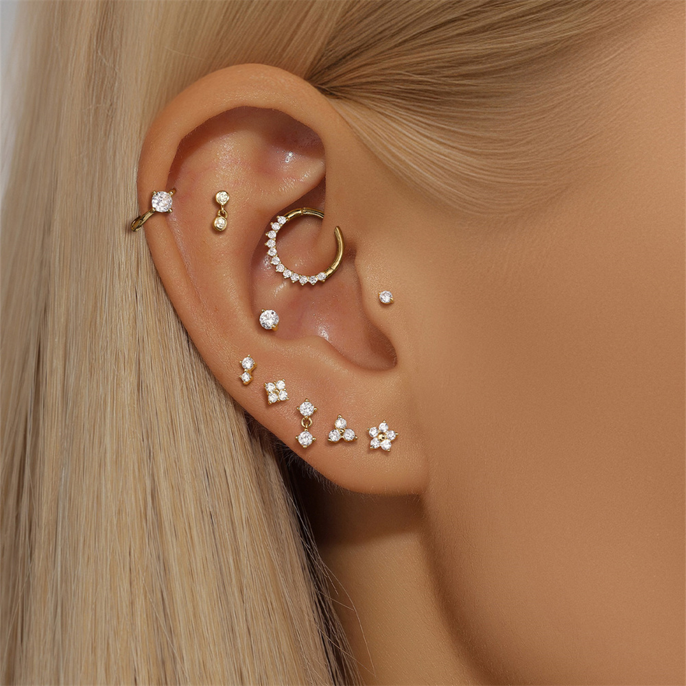 Aide DIY zirkon inci küpe 14k  - Pearl Stud Earrings incelemesi ve fiyatı