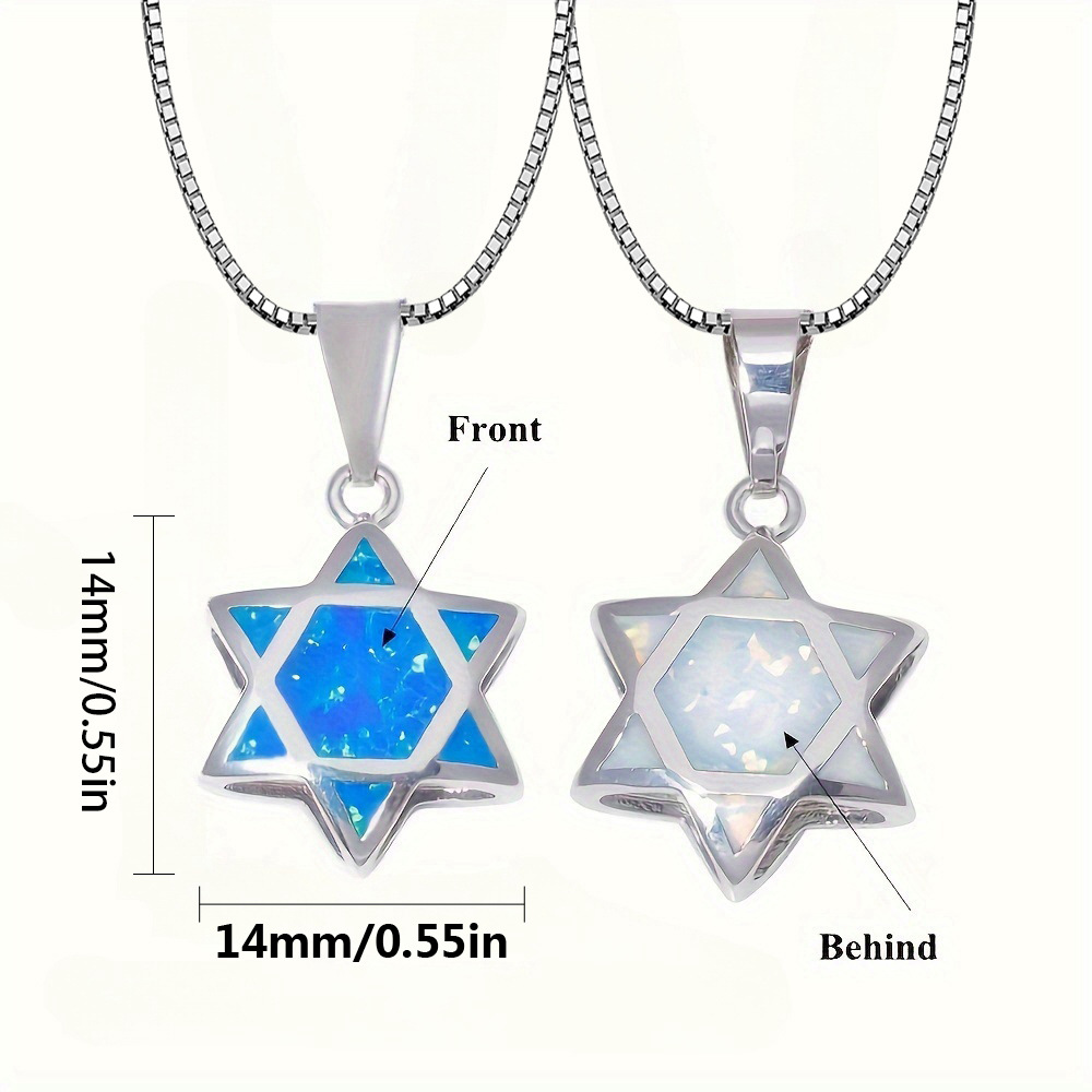 Davut Yıldızı Opal Kolye Ucu T - Jewelry & Watches Spółka Z Ograniczoną Odpowiedzialnością incelemesi ve fiyatı
