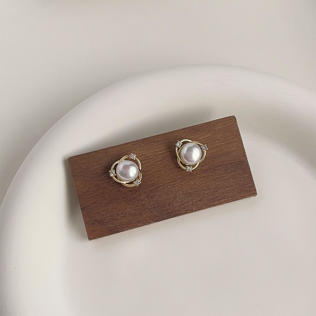 DIY aksesuarları Kişilik küçük - Pearl Stud Earrings incelemesi ve fiyatı
